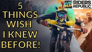 5 Things I wish I knew before playing RR | Tips and Tricks | Riders Republic