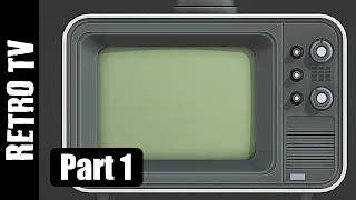 BLENDER: RETRO TV (PART 1: MODELING TIME-LAPSE)