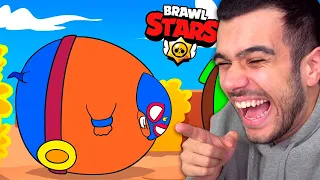 BRAWLERS GORDOS?! AS MELHORES ANIMAÇÕES DE BRAWL STARS!!