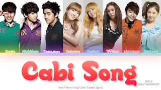 Girls’ Generation (소녀시대) & 2PM Cabi Song Color Coded Lyrics (Han/Rom/Eng)