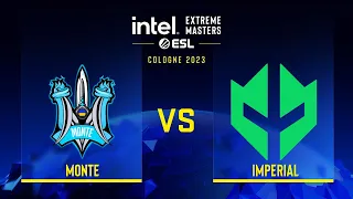 Monte vs Imperial | Map 1 Nuke | IEM Cologne 2023 - Play-In