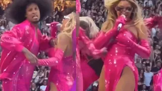 Beyonce's Wardrobe Malfunction Fixed By Les Twin