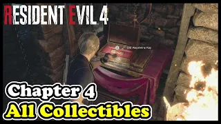 RE4 Remake Chapter 4 All Collectibles (Treasures - Castellans - Weapons)