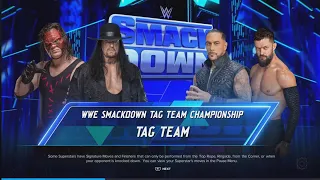 WWE 2K24 Brothers of Destruction Vs The Judgment Day WWE Smackdown Tag Team Championship
