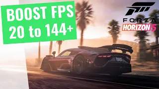 Forza Horizon 5 - How to BOOST FPS and Increase Performance on any PC