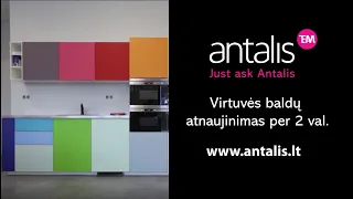 Virtuvės baldų apklijavimas Coala Interior Film plėvele vos per 2 val. | Antalis UAB