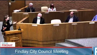 Findlay Ohio feral cats city council meeting feb 2022