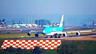 GIGANTE AVIÃO CARGUEIRO CHEGA EM VIRACOPOS COM LUZ ESPETACULAR - BOEING 747-400F DA KLM CARGO PH-CKA