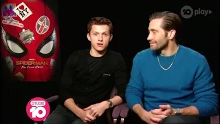 Tom Holland, Jake Gyllenhaal & Zendaya Talk 'Spider-Man: Far From Home' | Studio 10