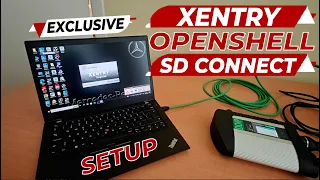 Installation and Setup Xentry OpenShell 2023.06 XDOS for Mercedes-Benz Star SD Connect C4, C5, C6