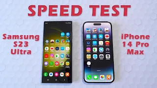 Samsung S23 Ultra vs iPhone 14 Pro Max | Speed Test & Benchmarks Comparison