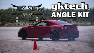 GKTech V1 Bolt On Angle Kit On A Stock BRZ/FRS (unboxing/install)