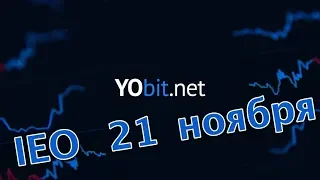 Как заработать на IEO 21 ноября на бирже Yobit