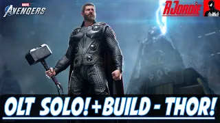 Marvel's Avengers THOR FULL SOLO, Omega-Level Threat - Super Adaptoid , No Deaths + Build