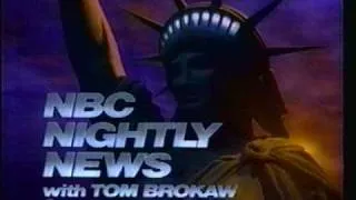 NBC Nightly News close - 1987