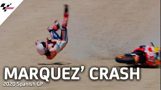 Marc Marquez' massive highside | 2020 #SpanishGP