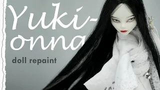 Doll repaint: The snow woman - Yuki-onna