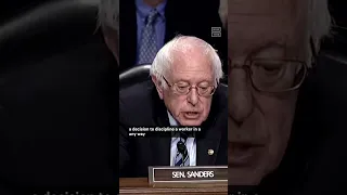 Bernie Sanders Grills Former Starbucks CEO During Senate Hearing