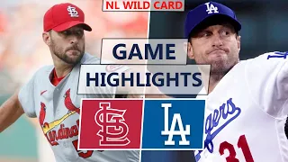 St. Louis Cardinals vs. Los Angeles Dodgers Highlights | 2021 NL Wild Card Game