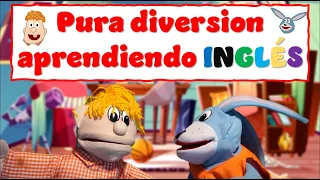 PURA DIVERSION en INGLES para niños // Alejo el CONEJO que sabe INGLÉS