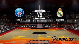 FIFA 22 PSG vs REAL MADRID 5v5 FUTSAL SURVIVAL MODE VOLTA FOOTBALL