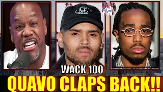 WACK 100 REACTS TO QUAVO'S RESPONSE TO CHRIS BROWN'S DISS - WHAT Y'ALL THINK? [ON CLUBHOUSE] 🎵🎵❓❓🤔