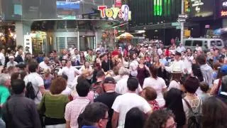 Hungarian Flash Mob on Times Square, New York 2014