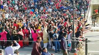 Attari-Wagah border ceremony - dance