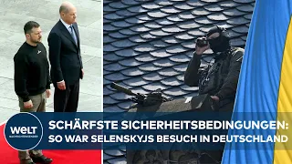 SELENSKYJ IN DEUTSCHLAND: Auszeichnung, Waffen & Geschlossenheit  So lief der Besuch des Präsidenten