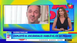 Explotó el escándalo: habló el ex de Julieta Prandi