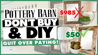 WOW! Save HUNDREDS DIYing vs. Buying from Pottery Barn! 🤯 Easy Home Decor DIYS on a BUDGET!