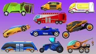 kids tv channel | futuristic street vehicles | cartoon cars for children