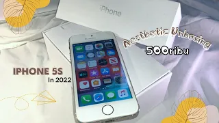 Unboxing iphone 5s in 2022 + Case ✨