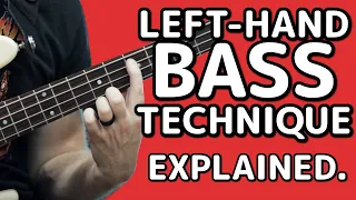 Playing Bass: The Left Hand | Jayme's Bass Academy