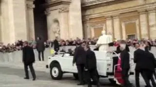 Papal Audience (with Pope Benedict XVI, St Peter's)