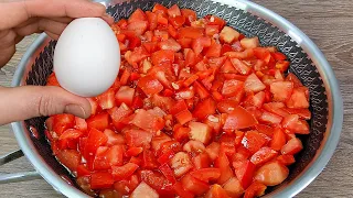 Creative recipe eggs and tomato from my grandmother! She cooked like this all her life!