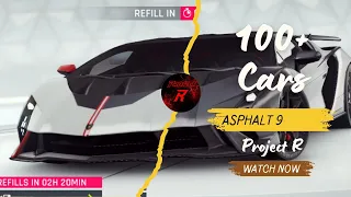 GARAGE FLEX 100+ CARS 💪 - Asphalt 9 First Anniversary ft Project R