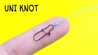 You only need to memorize 1 fishing knot.