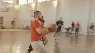 Khabib Nurmagomedov plays  "Dagestani" Basketball during Ramadan