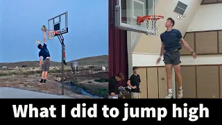 Vertical jump progression / how I jumped higher
