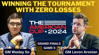 GM Wesley So vs. GM Levon Aronian | The American Cup 2024 | Grand Finals - Game 5