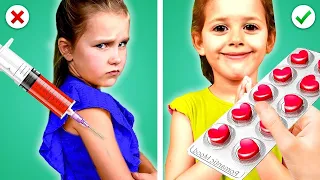 SNEAK SWEETS INTO HOSPITAL || Funny Food Pranks by Toodaloo!