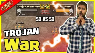 TROJAN WAR 50 VS 50 LAST 10 MINUTES ACTION | 100 ATTACKS IN 10 MINUTES