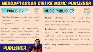 Cara Mendaftarkan Diri Kita Sebagai Pencipta Lagu ke Music Publisher