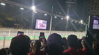 Singapore Grand Prix 2022 first lap