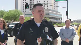 Press conference on the 9th Phoenix Police officer shot since December 2021