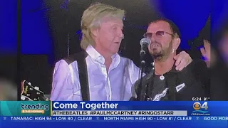 Trending: Paul McCartney, Ringo Starr Reunite On Stage