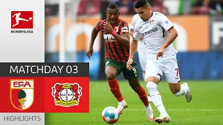 FC Augsburg - Bayer 04 Leverkusen 1-4 | Highlights | Matchday 3 – Bundesliga 2021/22