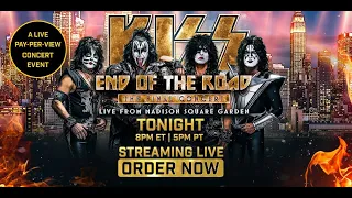 KISS :  Live End of The Road world tour, 12/02/2023, Madison Square Garden, New York.