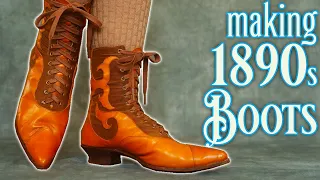 I Made Victorian Boots for Aziraphale! Good Omens Historically Accurate Cosplay pt 4